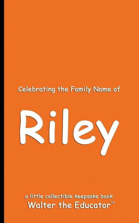 Produktbild: Celebrating the Family Name of Riley