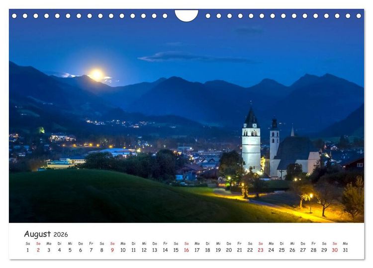 Produktbild: Kitzb&uuml;hel. Die Stadt im Herz der Alpen (Wandkalender 2026 DIN A4 quer), CALVENDO Monatskalender