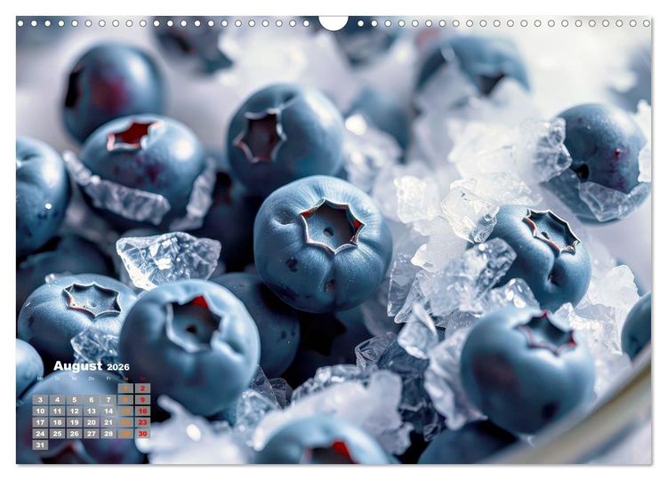 Produktbild: Superfood Blaubeeren und Erdbeeren (Wandkalender 2026 DIN A3 quer), CALVENDO Monatskalender