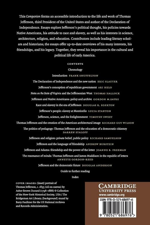 Produktbild: The Cambridge Companion to Thomas Jefferson