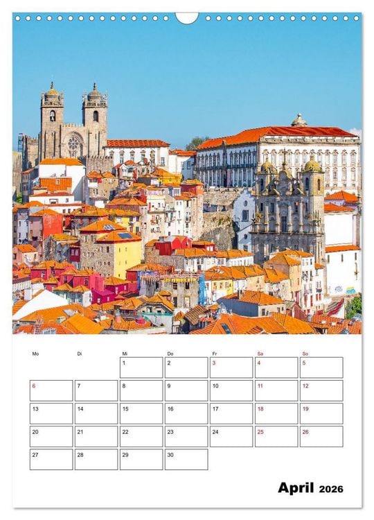 Produktbild: Porto - ein Traumreiseziel (Wandkalender 2026 DIN A3 hoch), CALVENDO Monatskalender