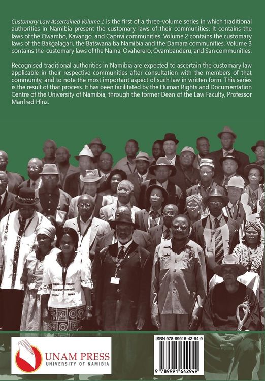 Produktbild: Customary Law Ascertained Volume 1