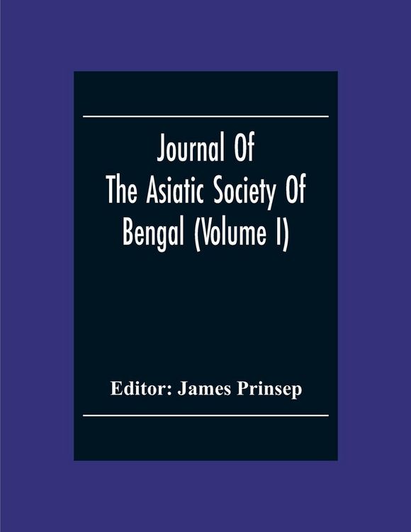 Produktbild: Journal Of The Asiatic Society Of Bengal (Volume I)