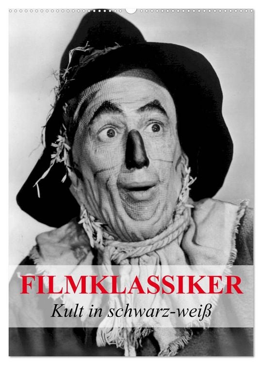 Produktbild: Filmklassiker - Kult in schwarz-wei&szlig; (Wandkalender 2026 DIN A2 hoch), CALVENDO Monatskalender