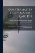 Produktbild: Quartermaster Corps Manual QMC 17-9