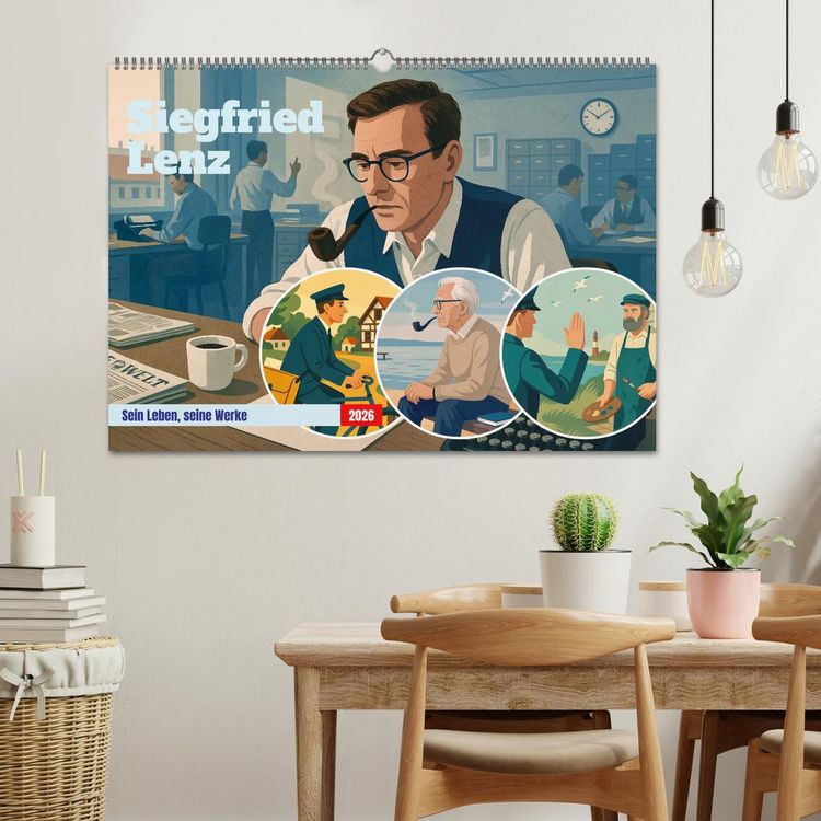 Produktbild: Siegfried Lenz (Wandkalender 2026 DIN A2 quer), CALVENDO Monatskalender