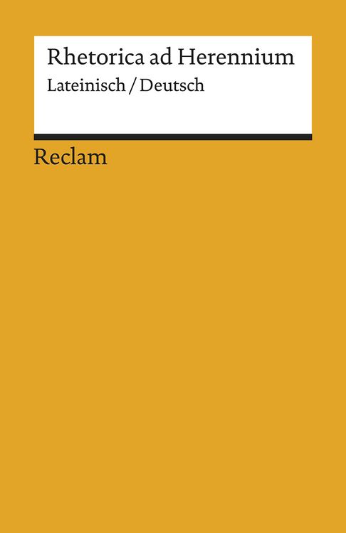 Produktbild: Rhetorica ad Herennium