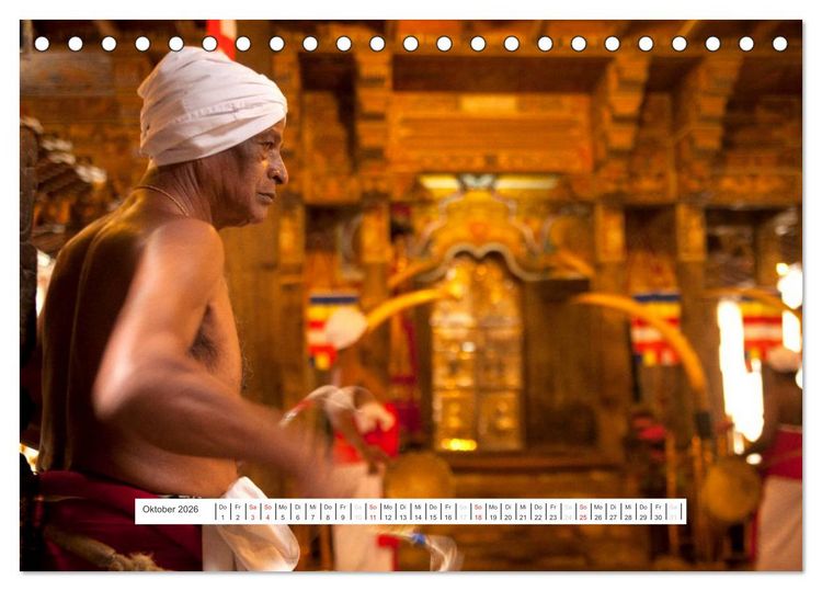Produktbild: Asien - Sri Lanka (Tischkalender 2026 DIN A5 quer), CALVENDO Monatskalender