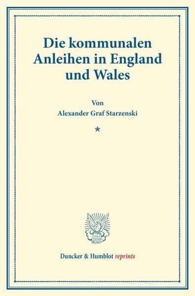 Produktbild: Die kommunalen Anleihen in England und Wales.