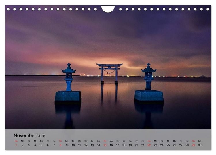 Produktbild: Japan. Zwischen Tradition und Moderne (Wandkalender 2026 DIN A4 quer), CALVENDO Monatskalender