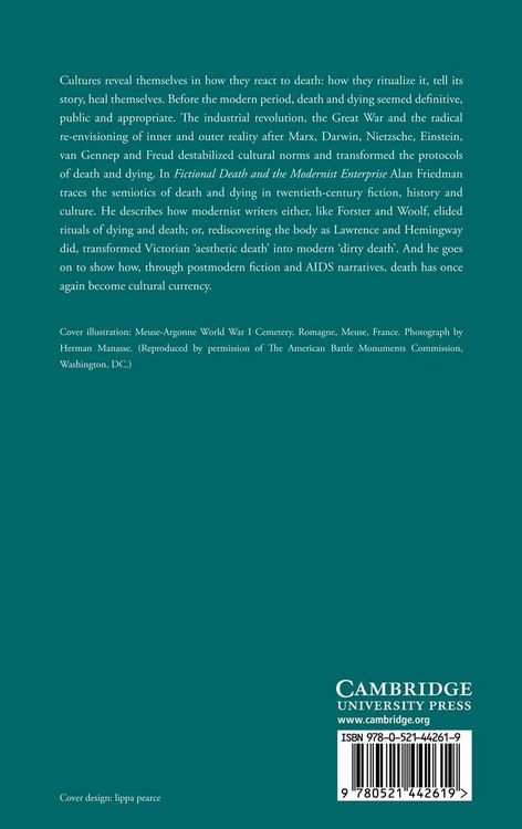 Produktbild: Fictional Death and the Modernist Enterprise