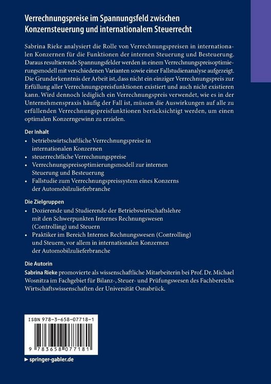 Produktbild: Verrechnungspreise im Spannungsfeld zwischen Konzernsteuerung und internationalem Steuerrecht