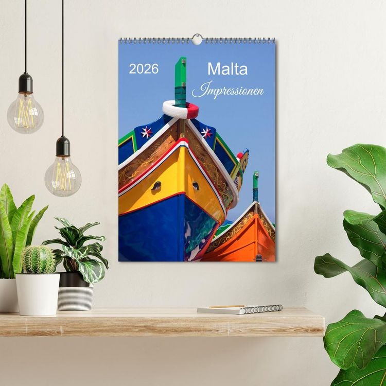 Produktbild: Malta Impressionen (Wandkalender 2026 DIN A3 hoch), CALVENDO Monatskalender