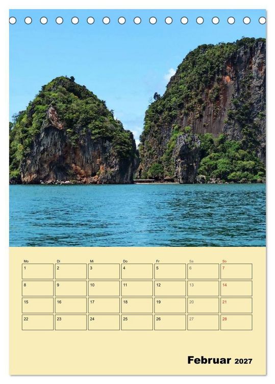 Produktbild: S&uuml;dthailand (Tischkalender 2027 DIN A5 hoch), CALVENDO Monatskalender