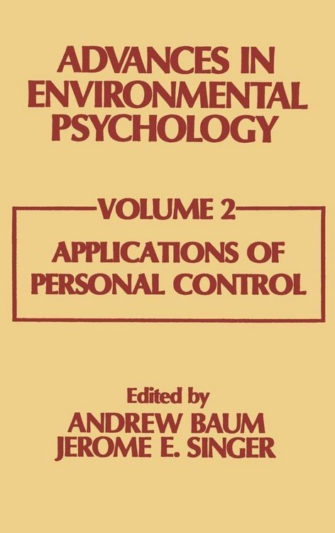 Produktbild: Advances in Environmental Psychology