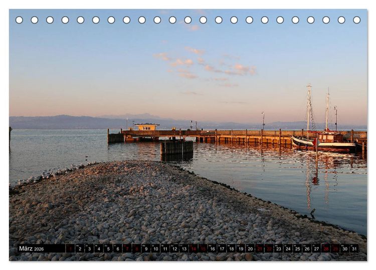 Produktbild: Sehenswerter Bodensee (Tischkalender 2026 DIN A5 quer), CALVENDO Monatskalender