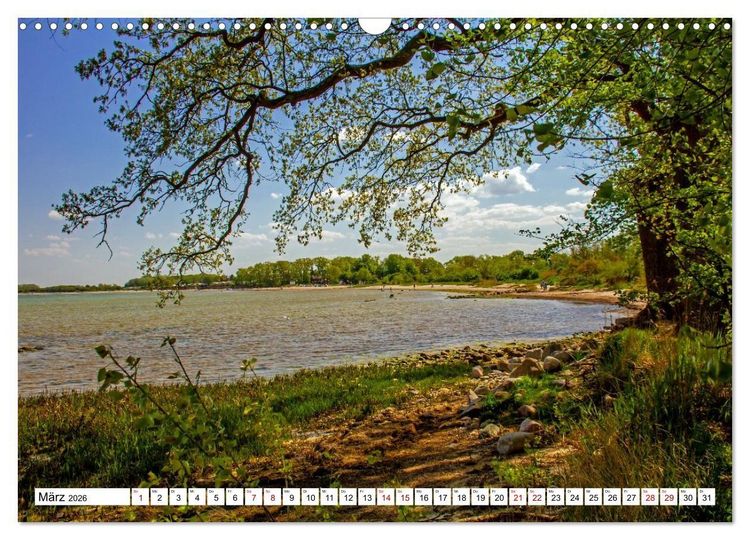 Produktbild: Naturparadies Zierow - Ostsee Idylle pur in der Wismarer Bucht (Wandkalender 2026 DIN A3 quer), CALVENDO Monatskalender
