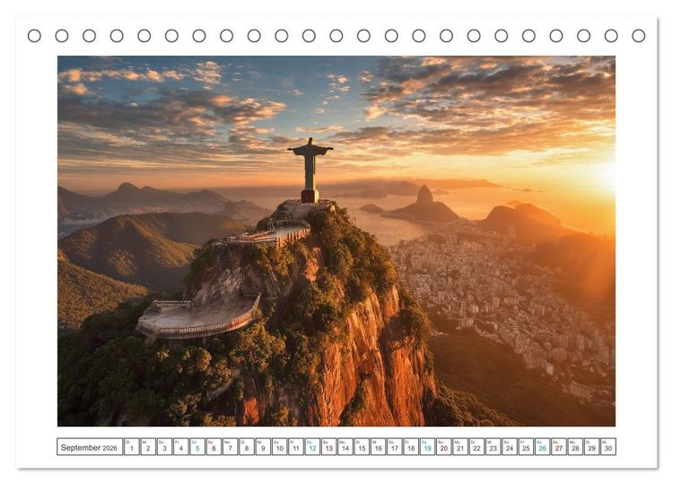 Produktbild: City Dreams & Travel Vibes (Tischkalender 2026 DIN A5 quer), CALVENDO Monatskalender