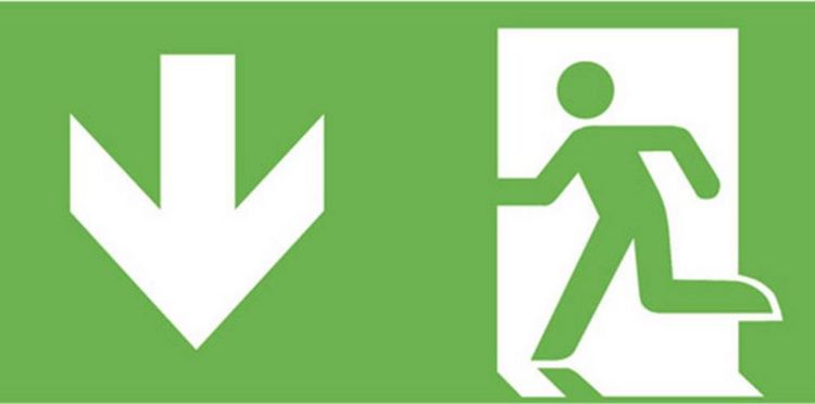Produktbild: B-Safety BR 559 030 Fluchtweg-Notbeleuchtung Deckenaufbaumontage