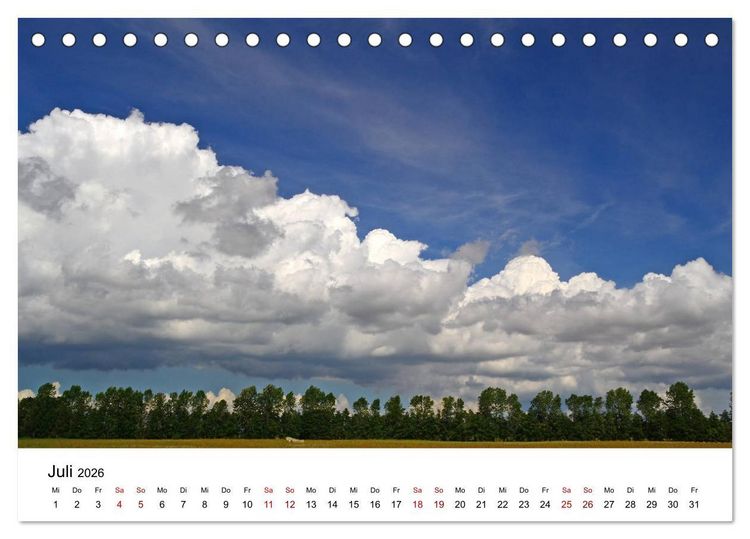 Produktbild: Tollense Landschaften (Tischkalender 2026 DIN A5 quer), CALVENDO Monatskalender