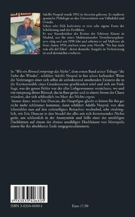 Produktbild: Wie ein Rinnsal entspringt das Nichts