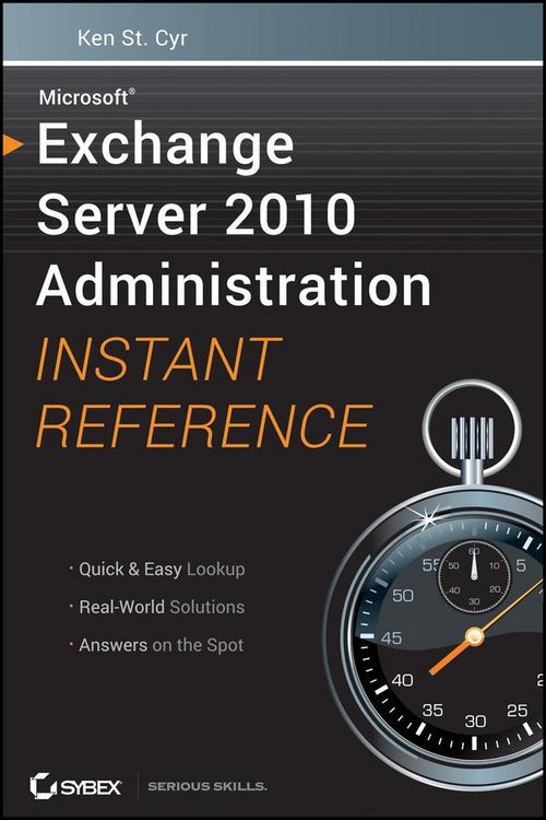 Produktbild: Microsoft Exchange Server 2010 Administration Instant Reference
