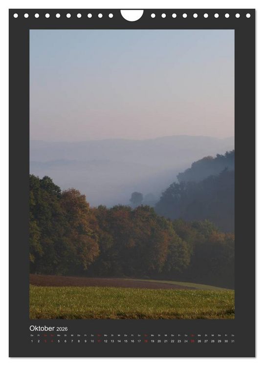 Produktbild: Odenwald - Impressionen einer Landschaft (Wandkalender 2026 DIN A4 hoch), CALVENDO Monatskalender