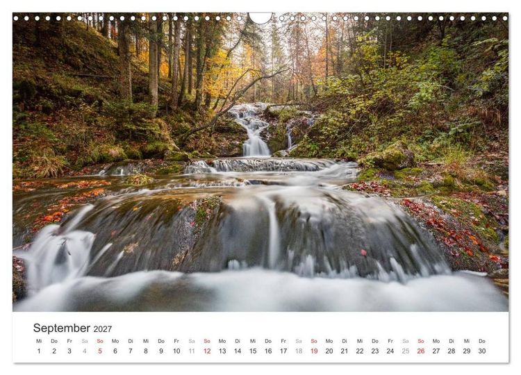 Produktbild: Wasserf&auml;lle Europas (Wandkalender 2027 DIN A3 quer), CALVENDO Monatskalender
