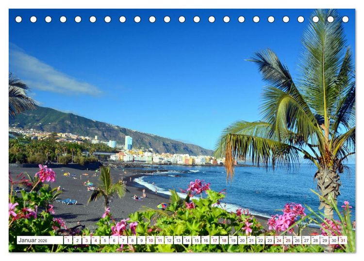 Produktbild: Teneriffa Insel der Gl&uuml;ckseligen (Tischkalender 2026 DIN A5 quer), CALVENDO Monatskalender