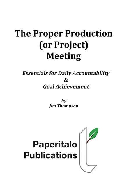 Produktbild: The Proper Production (or Project) Meeting