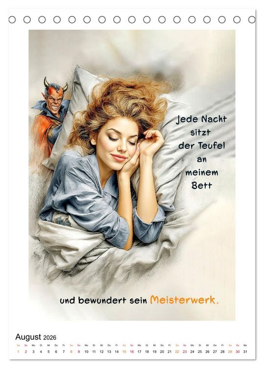 Produktbild: FRAU.PUNKT. (Tischkalender 2026 DIN A5 hoch), CALVENDO Monatskalender