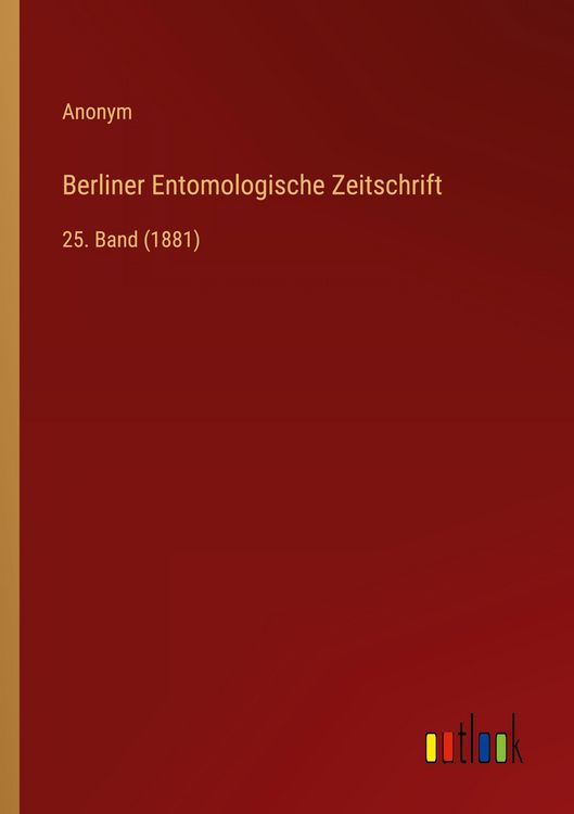 Produktbild: Berliner Entomologische Zeitschrift