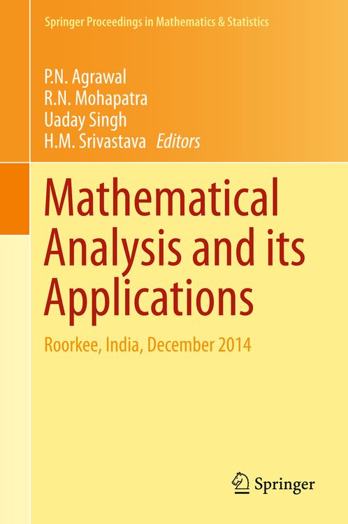 Produktbild: Mathematical Analysis and its Applications