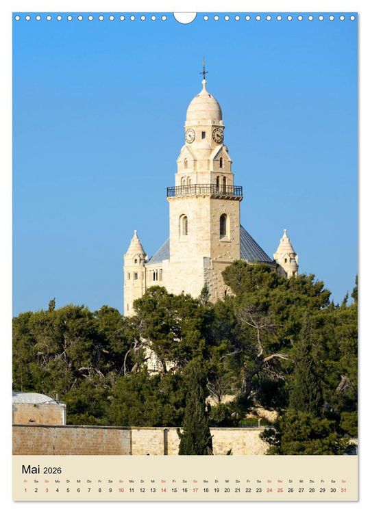 Produktbild: Jerusalem - Jeruschalajim (Wandkalender 2026 DIN A3 hoch), CALVENDO Monatskalender