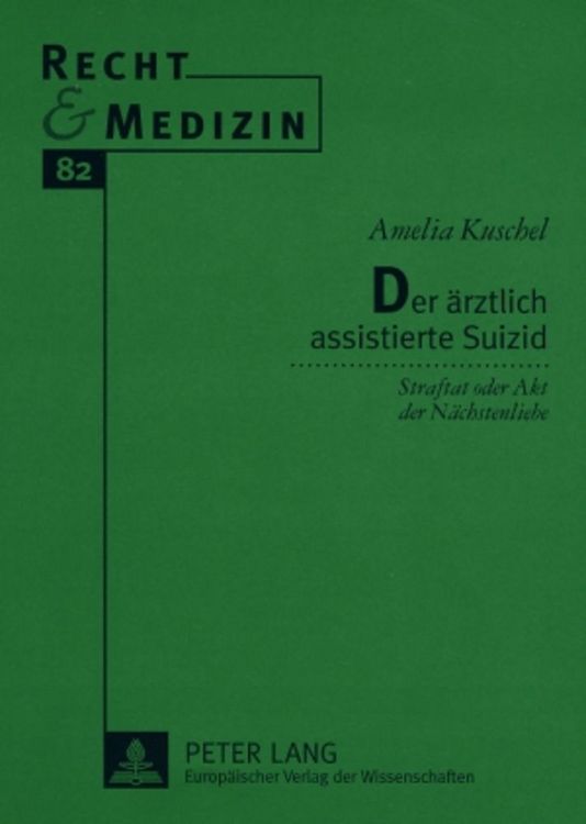 Produktbild: Der &auml;rztlich assistierte Suizid