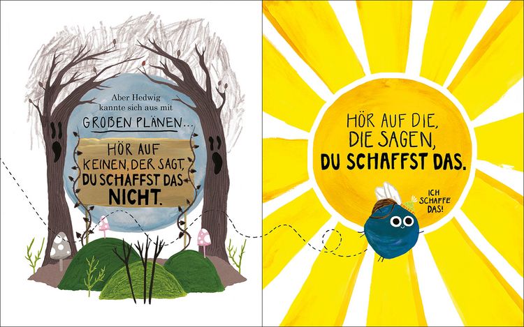 Produktbild: Hedwig will hoch hinaus - Eine Geschichte &uuml;ber den Glauben an sich selbst
