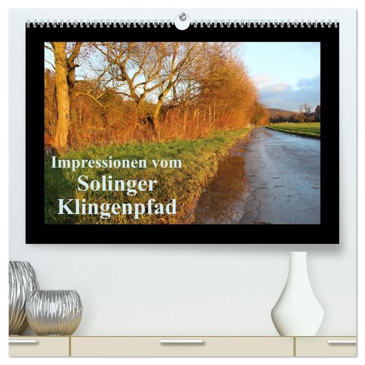 Produktbild: Impressionen vom Solinger Klingenpfad (hochwertiger Premium Wandkalender 2026 DIN A2 quer), Kunstdruck in Hochglanz