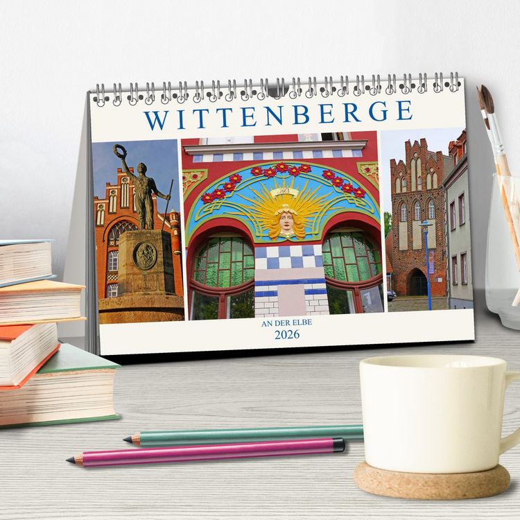 Produktbild: Wittenberge an der Elbe (Tischkalender 2026 DIN A5 quer), CALVENDO Monatskalender
