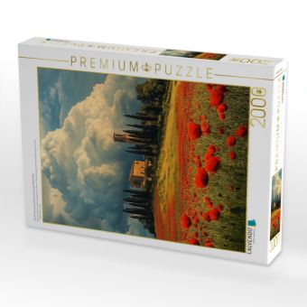Produktbild: CALVENDO Puzzle Genie&szlig;e die Landschaft wenn der rote Mohn bl&uuml;ht | 2000 Teile Lege-Gr&ouml;&szlig;e 90x67cm Foto-Puzzle f&uuml;r gl&uuml;ckliche Stunden