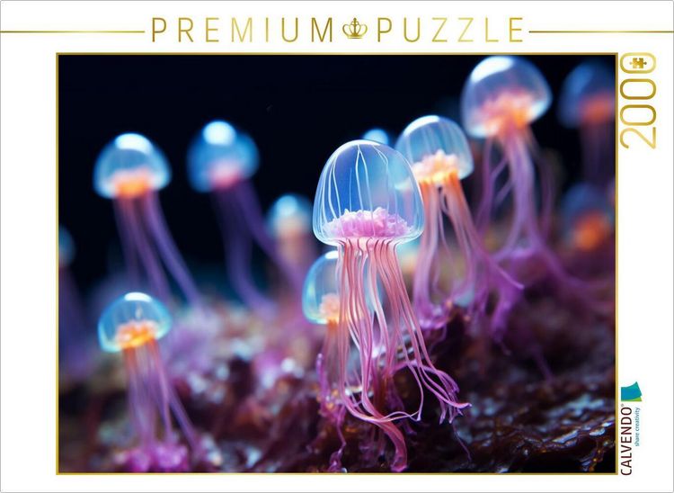 Produktbild: CALVENDO Puzzle Quallentanz - Mikroorganismen | 2000 Teile Lege-Gr&ouml;&szlig;e 90x67cm Foto-Puzzle f&uuml;r gl&uuml;ckliche Stunden