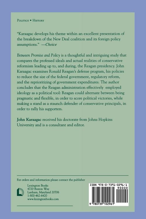 Produktbild: Between Promise and Policy