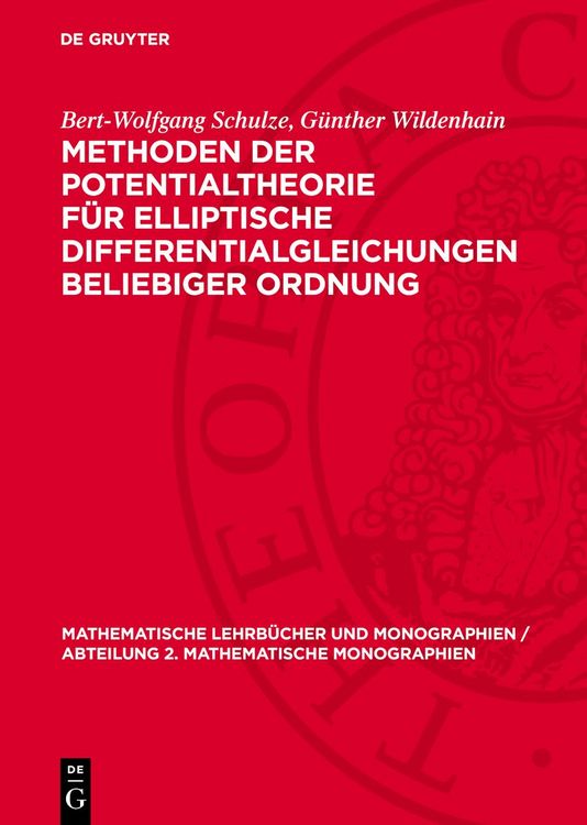 Produktbild: Methoden der Potentialtheorie f&uuml;r elliptische Differentialgleichungen beliebiger Ordnung