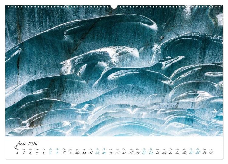Produktbild: Eiswelten Morteratsch (hochwertiger Premium Wandkalender 2026 DIN A2 quer), Kunstdruck in Hochglanz