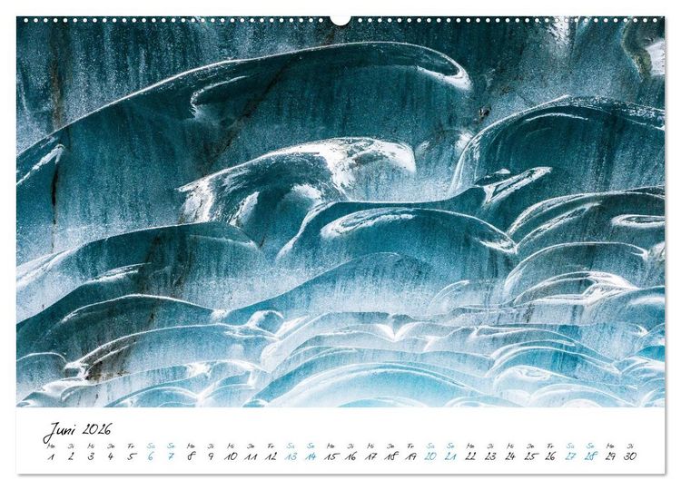 Produktbild: Eiswelten Morteratsch (Wandkalender 2026 DIN A2 quer), CALVENDO Monatskalender