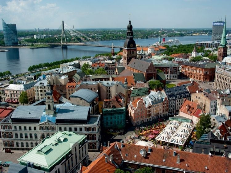 Produktbild: CALVENDO Puzzle Riga | 1000 Teile Lege-Gr&ouml;&szlig;e 64x48cm Foto-Puzzle f&uuml;r gl&uuml;ckliche Stunden