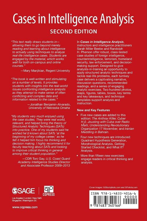 Produktbild: Cases in Intelligence Analysis