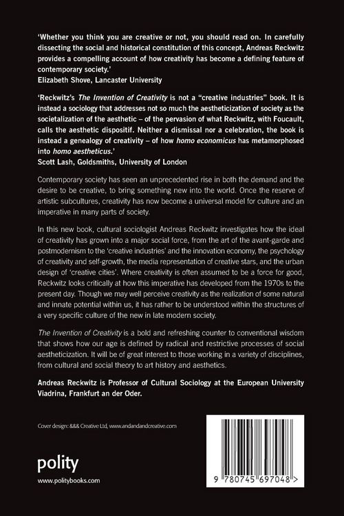 Produktbild: The Invention of Creativity - Modern Society and the Culture of the New