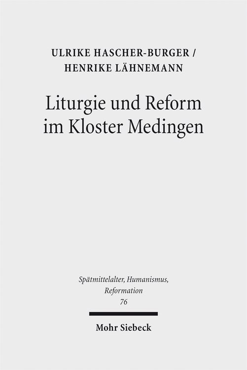 Produktbild: Liturgie und Reform im Kloster Medingen