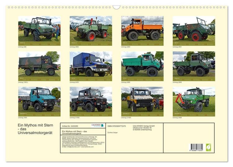 Produktbild: Ein Mythos mit Stern - das Universalmotorger&auml;t (Wandkalender 2027 DIN A2 quer), CALVENDO Monatskalender