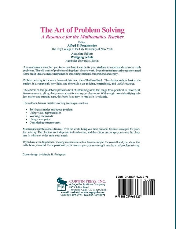 Produktbild: The Art of Problem Solving